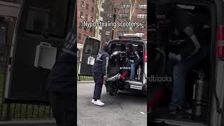 Nypd stealing scooters #funny #nycs #newyork #newyorkcity #nyc #newyorcity