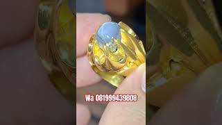 Natural sapphire ceylon srilanka 9crt ring perak handmade / gemstone / batu permata / jewelry