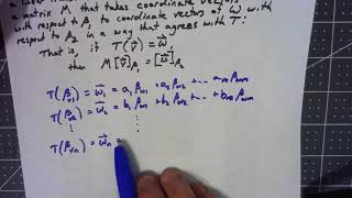 Linear Algebra 5.4.1 Matrices for Linear Transformations