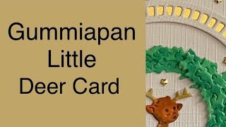 Gummiapan Little Deer Card