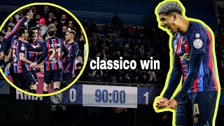 Barcelona wins the El Classico | মাদ্রিদ আবার বার্সার কাছে হেরে গেলো #barcelona #madrid