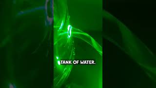 A Laser Beam can get trapped in water