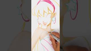 Dessiner et colorier Stella ⭐️ #shorts | Winx Club