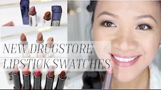 New Drugstore Lipstick Swatches | aboutsomethingPretty