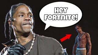 TRAVIS SCOTT MENTIONED FORTNITE AT HIS CONCERT YESTERDAY JUICE WRLD *THE PARTY NEVER ENS*