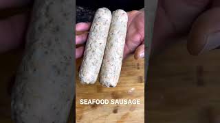 Seafood Sausage (Salmon, Shrimp, Scallops, Lobster Tail)