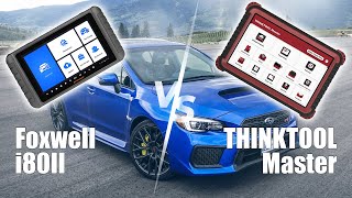 Сравнение Foxwell i80II и Thinktool Master на Subaru WRX STi 2018