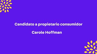 Candidata a la Junta de WSM (SP Sub): Carole Hoffman