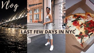 NYC VLOG: LAST FEW DAYS IN NYC (Errands, Shoe unboxing, & Pizza)