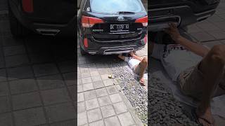 Pemasangan Bumper Guard Belakang Mobil KIA Sorento #shorts