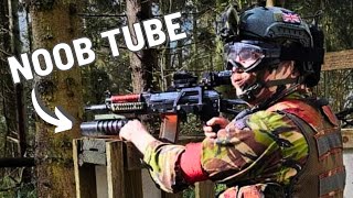 Using A NOOB TUBE In Airsoft