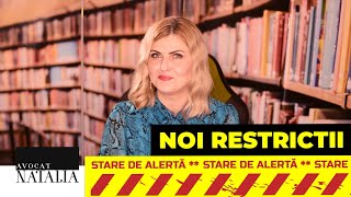 Avocat Natalia | Primele obligatii si restrictii in STARE DE ALERTA