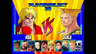 Street Fighter History The Matches (Street Fighter EX Mame 64)