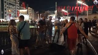 taksim square Medan An Iranian girl is dancing in #Istanbul#Turkey#MuhammadPardesi #vital  #shorts