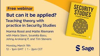 But can it be applied? Teaching theory with practice in Security Studies