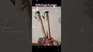 Bella boots & purse