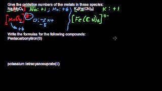 How to Identify Oxidation Numbers in Coordination Compounds - Chemistry Tips