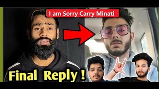 Amir Siddiqui reply to Carry,Elvish yadav,Lakshay Chaudhary  | YouTubers vs Tiktokers