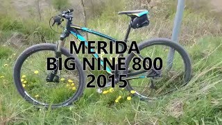 MERIDA BIG NINE 800 2015 - 29er 17" Weight: 12 Kg