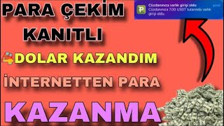 İnternetten Para Kazanma Ödeme Kanıtlı 1 Görevden 4 Dolar Kazandım