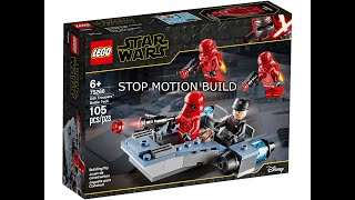 Lego 2019 Sith trooper battle pack stop motion build