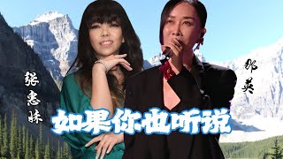 《如果你也听说》那英歌手2024现场与张惠妹MV对比谁更强？