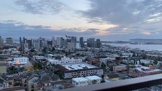 One Minute Tours: San Diego, California. Watching airplanes land from Mr  A's Restaurant.