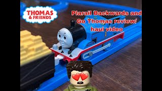 Plarail Backwards and Go Thomas review/haul video