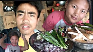 Chicken intestine! Cooking and eating😋 vlog 🐔ahsa sung