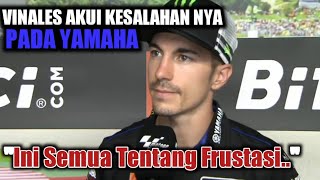 INFO MOTOGP TERBARU | VINALES AKHIRNYA MEMINTA MAAF KEPADA YAMAHA.