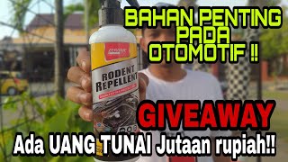 BAHAN PENTING UNTUK PEMELIHARAAN KENDARAAN || ZERONE JAPAN RODENT REPELLENT