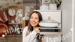 THRIFTING MY PINTEREST | Thrift With Me & *HUGE* Thrift Haul | Home Decor on a Budget