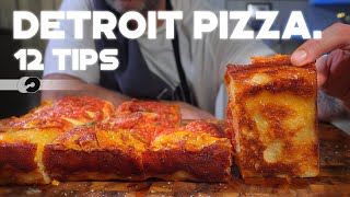 12 TIPS To Perfect Your Detroit Pizza You PROBABLY Didn't Know About. #pizza #detroit