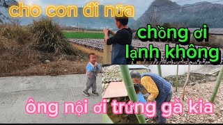 🌈263🌾Mọi chuyện để chồng tự quyết định ,ông nội ơi trứng gà nhiều quá, buổi chiều cùng chồng kiếm cá