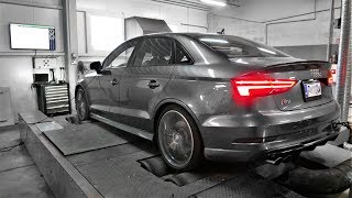 Audi S3 8v 310KM CYF - STAGE 1 397KM Ron100 - Dyno - Hamownia