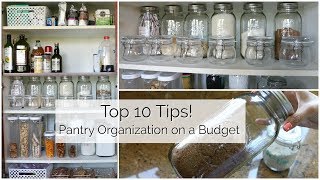 10 Tips to Organize Your Pantry on a Budget