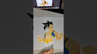 dibujando a Uub de dragon ball gt