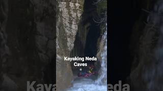 Exploring Caves in Greece 😳🚣 #eggstream #whitewater #kayaking