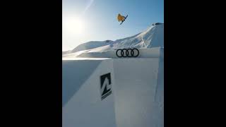 2021Audi Nines Snowboard contest backside 720 Boris Mouton Crans Montana