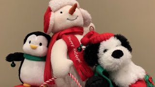 2007 hallmark animated snow what fun sledding snowman