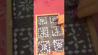 Mirror mosaic art #short #youtubeshorts #diy #mirrorwork #claycraftcorner