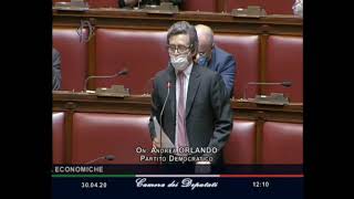 Intervento del Deputato del PD Orlando a seguito dell'informativa di Conte del 30/4/2020