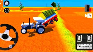 Eicher 485 tractor five star 45 HP | Indian tractor simulator game ki video | top game tractor