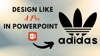 How to Create the ADIDAS LOGO in PowerPoint #design #easyediting #tutorials #logo #powerpoint