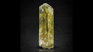 Vibrant Yellow Double Terminated Triphane Crystal from Afghanistan #kunzite #minerals #crystals