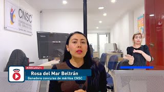 #ElMéritoSiExiste Testimonio Rosa del Mar Beltrán, Ganadora #ProcesoselecciónCNSC