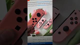 New pink joy cons!? #nintendoswitch #joycon #pink #nintendo #New #vday