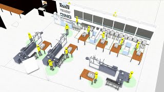 QING Case Study: 3D Simulation Technology to Set up a Face Mask Factory During the COVID-19 Pandemic