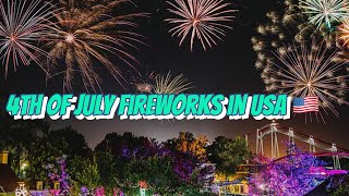 July 4th Fireworks 2024 | Fourth Of July Fireworks Great America Santa Clara 🇺🇸🎆🧨#fireworks