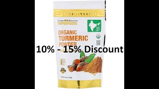 Discount - California Gold Nutrition, Superfoods, Organic Turmeric Powder, 4 oz (114 g) Review